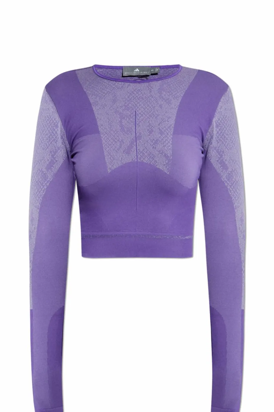 ADIDAS by Stella McCartney FIOLETOWY Top treningowy z długimi rękawami