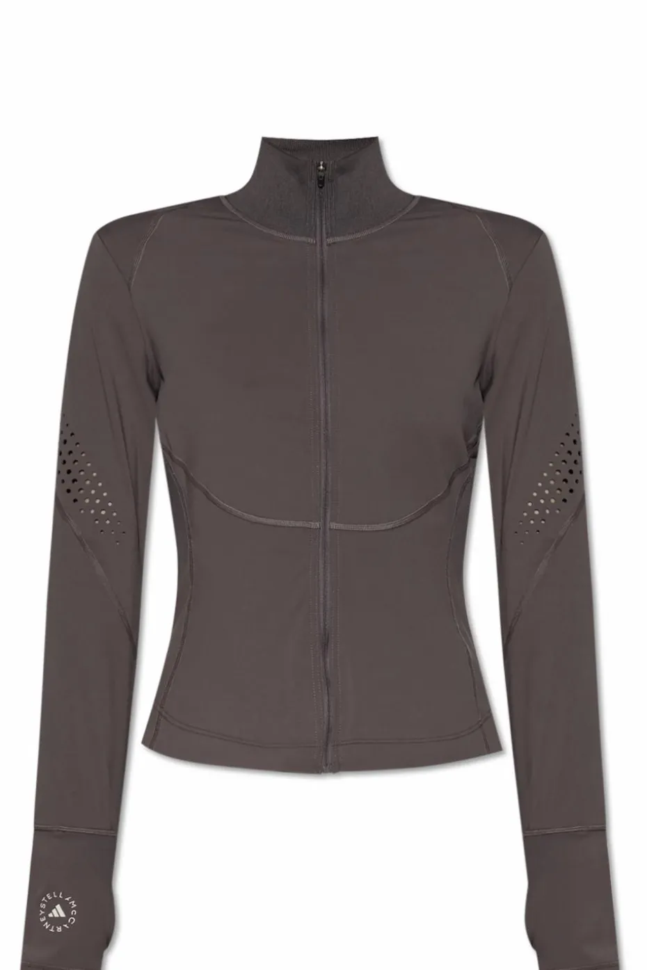 ADIDAS by Stella McCartney BRĄZOWY Bluza treningowa