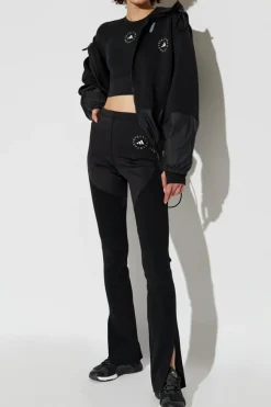 ADIDAS by Stella McCartney CZARNY Top sportowy z logo