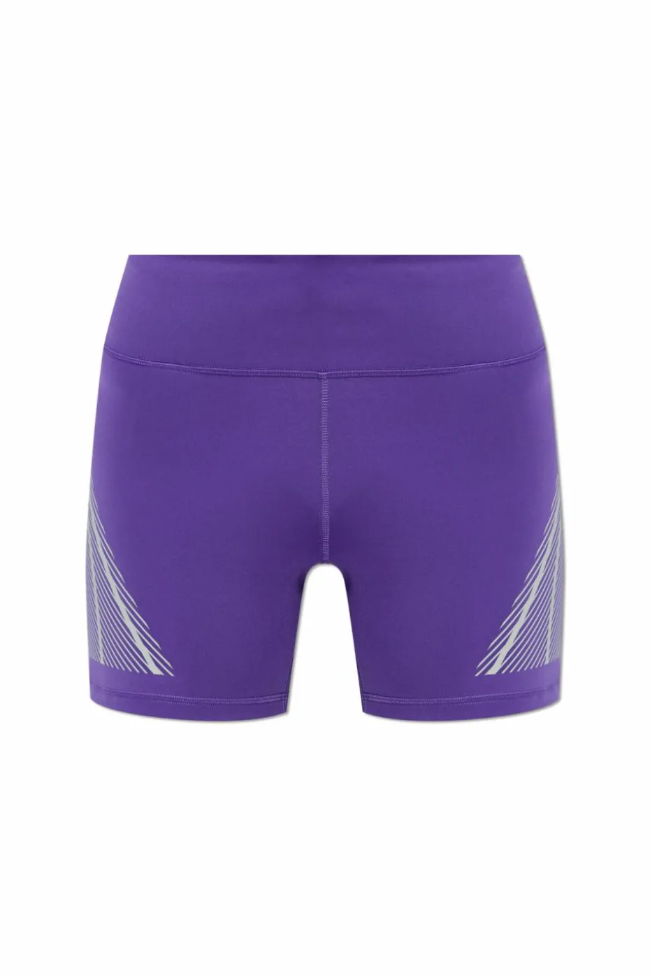 ADIDAS by Stella McCartney FIOLETOWY Szorty treningowe z logo
