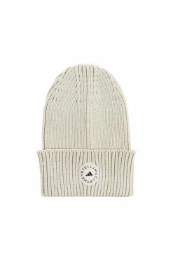 ADIDAS by Stella McCartney kremowy Czapka z logo
