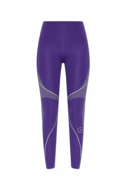 ADIDAS by Stella McCartney FIOLETOWY Leginsy treningowe