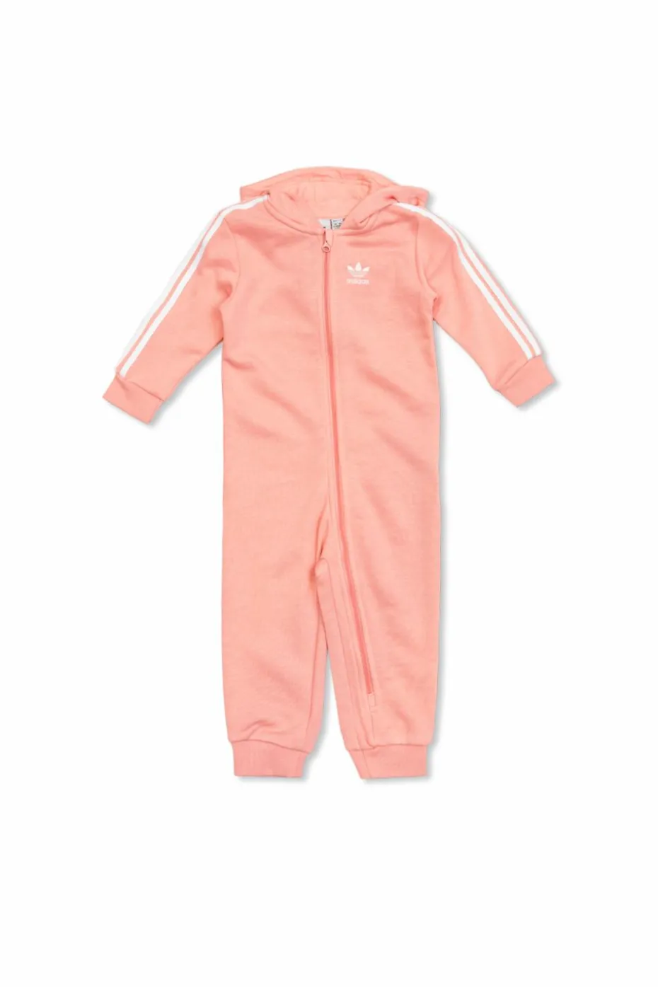 ADIDAS Kids RÓŻOWY Pajacyk niemowlęcy z kapturem