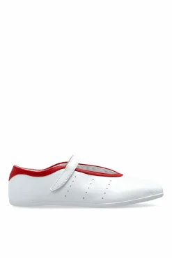 ADIDAS Originals BIAŁY Baleriny `Stan Smith Lo`