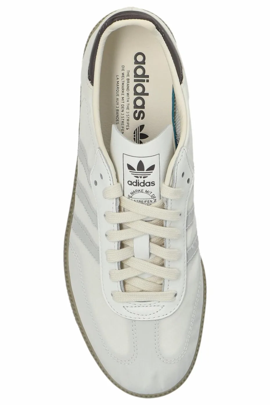ADIDAS Originals BIAŁY Buty sportowe `SAMBA DECON`