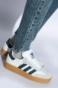 ADIDAS Originals BIAŁY Buty sportowe `SAMBA XLG`