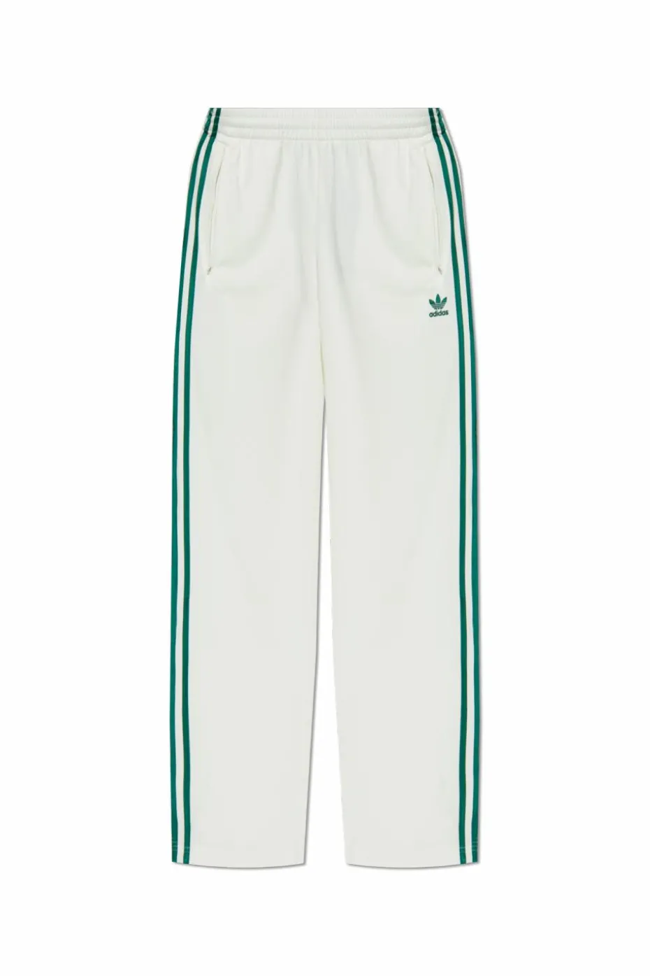 ADIDAS Originals BIAŁY Spodnie dresowe z logo