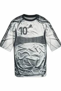 ADIDAS Originals BIAŁY T-shirt z logo