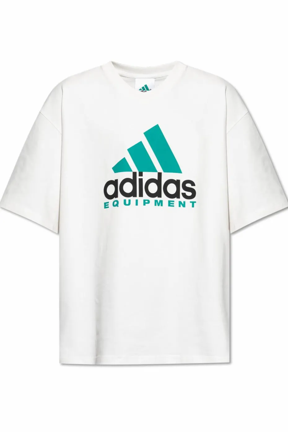 ADIDAS Originals BIAŁY T-shirt z nadrukiem