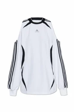 ADIDAS Originals BIAŁY T-shirt z długimi rękawami