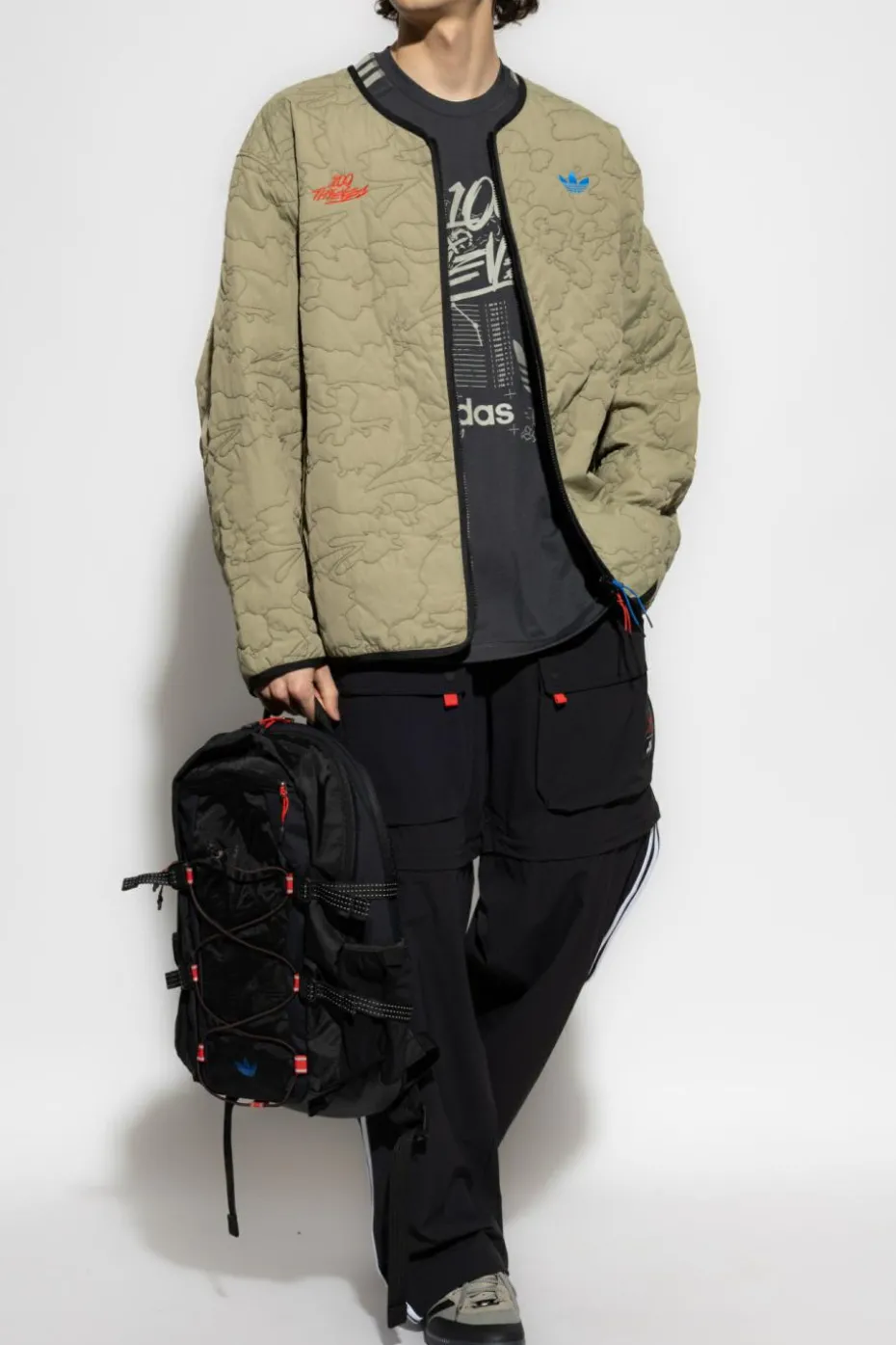 ADIDAS Originals CZARNY ADIDAS x 100 Thieves