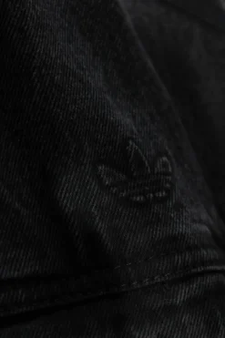 ADIDAS Originals CZARNY Jeansowa kurtka typu `oversize`