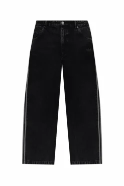 ADIDAS Originals CZARNY Jeansy z nogawkami o prostym kroju