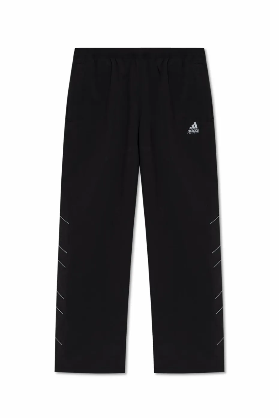 ADIDAS Originals CZARNY Spodnie dresowe z prostymi nogawkami