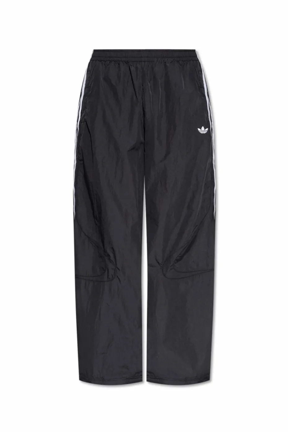 ADIDAS Originals CZARNY Spodnie ortalionowe