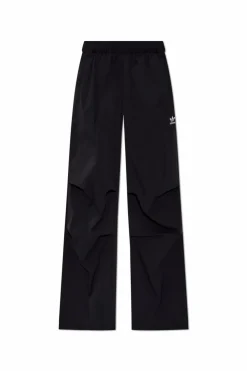 ADIDAS Originals CZARNY Spodnie techniczne z logo