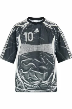 ADIDAS Originals CZARNY T-shirt z logo