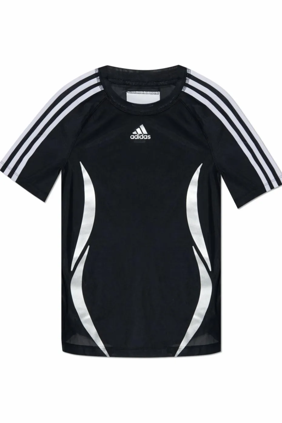 ADIDAS Originals CZARNY T-shirt z logo