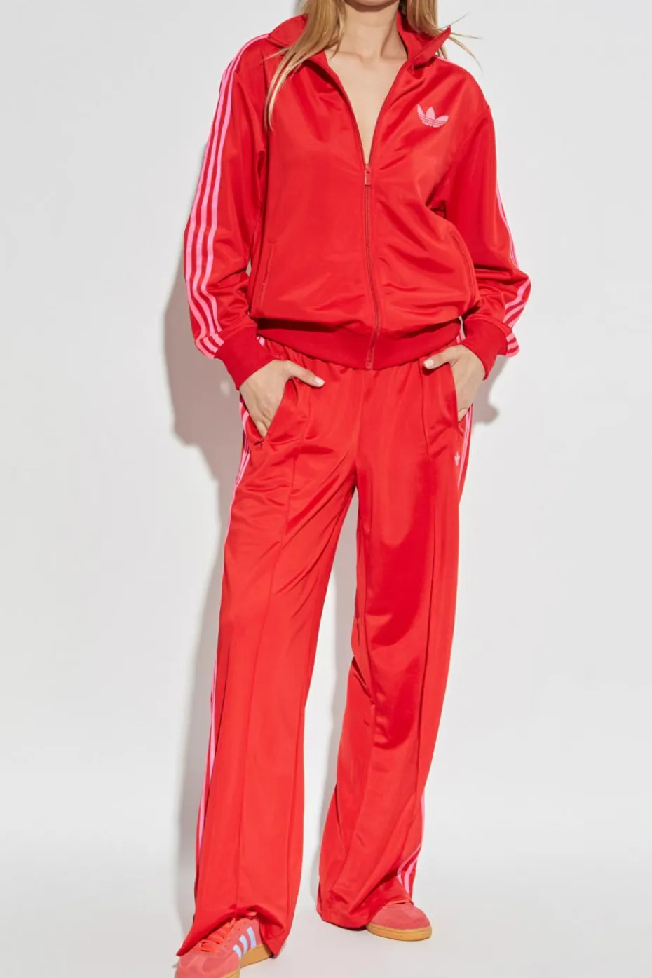 ADIDAS Originals CZERWONY Bluza z logo