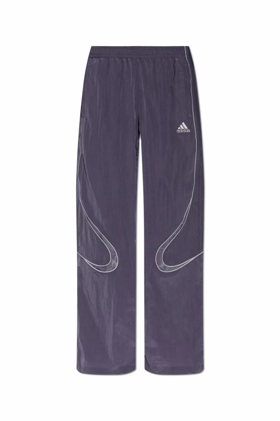 ADIDAS Originals FIOLETOWY Spodnie z technicznego materiału