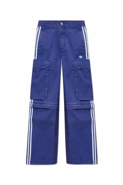 ADIDAS Originals FIOLETOWY Spodnie typu `cargo`