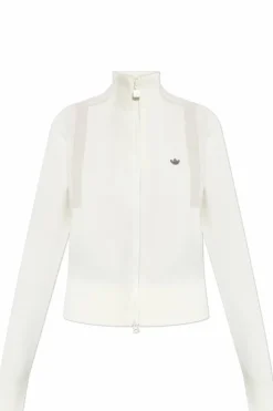 ADIDAS Originals kremowy Bluza z aplikacją w kształcie logo