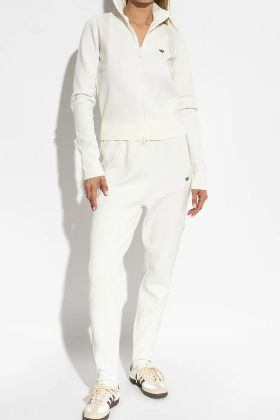 ADIDAS Originals kremowy Bluza z aplikacją w kształcie logo