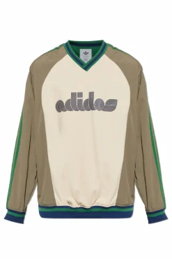 ADIDAS Originals kremowy Bluza z logo