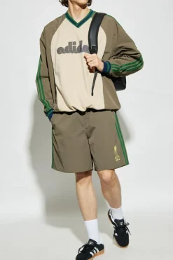 ADIDAS Originals kremowy Bluza z logo