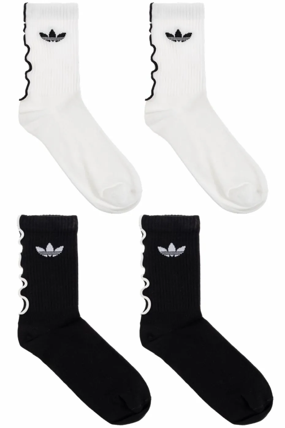 ADIDAS Originals MULTIKOLOR Dwupak skarpet z logo