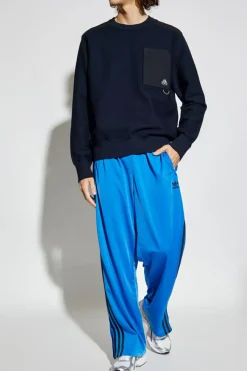 ADIDAS Originals NIEBIESKI Spodnie dresowe z logo