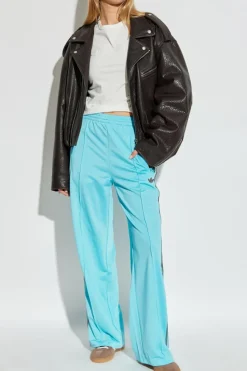 ADIDAS Originals NIEBIESKI Spodnie dresowe z prostymi nogawkami