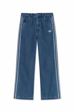 ADIDAS Originals NIEBIESKI Jeansy z logo