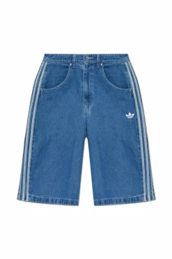 ADIDAS Originals NIEBIESKI Jeansowe szorty