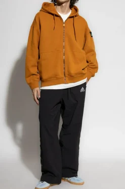 ADIDAS Originals POMARAŃCZOWY Bluza z kapturem