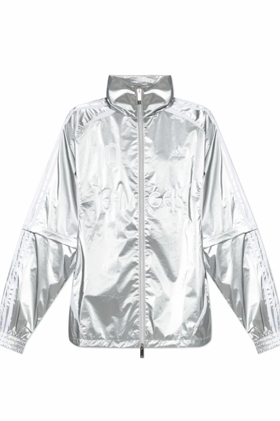 ADIDAS Originals SREBRNY Lekka kurtka z logo