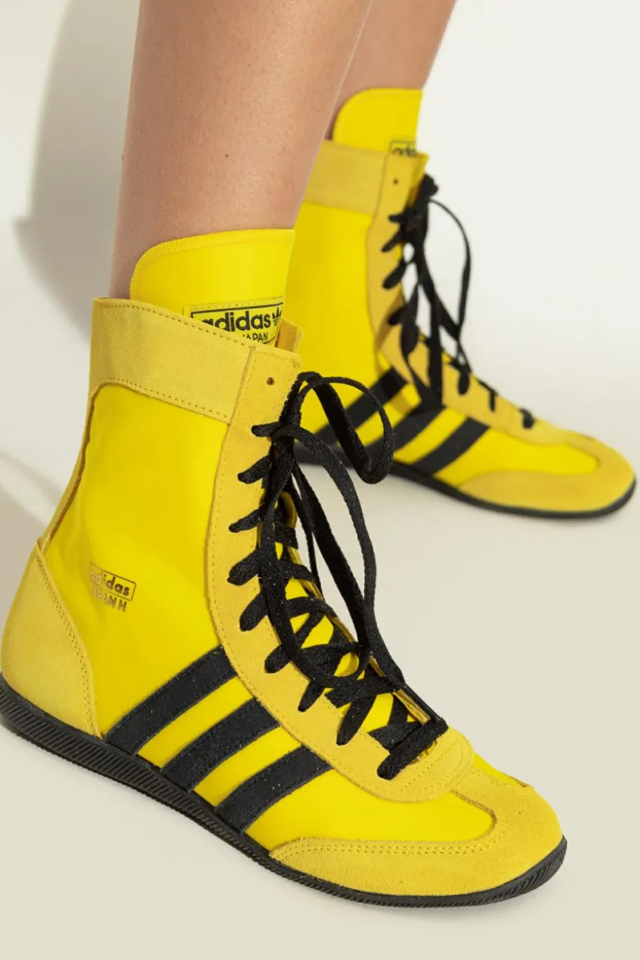 ADIDAS Originals ŻÓŁTY Buty sportowe `JAPAN H W`