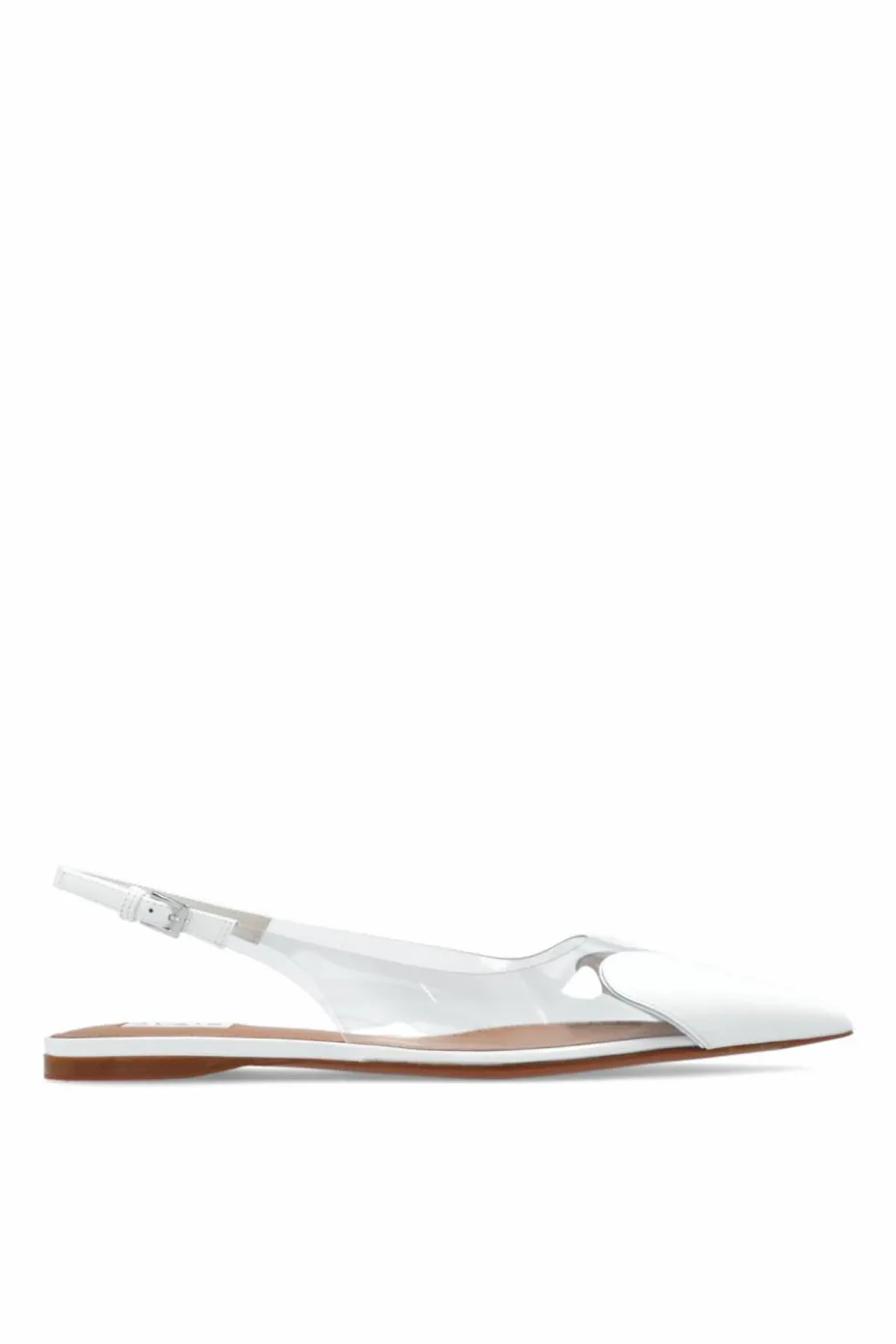 Alaïa BIAŁY Baleriny `Le Coeur`