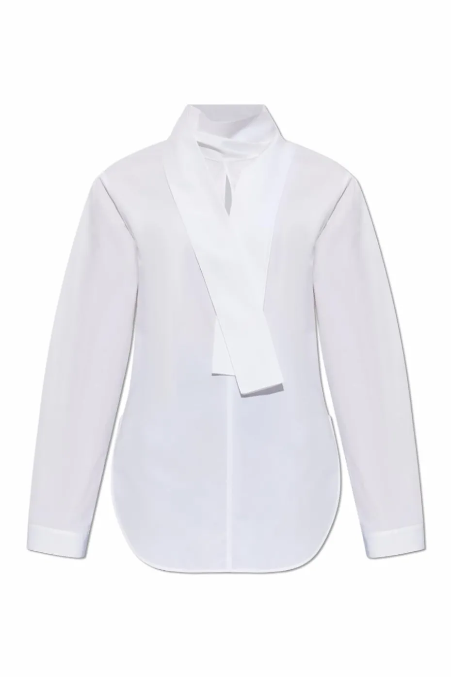 Alaïa BIAŁY Koszula z wiązaniem