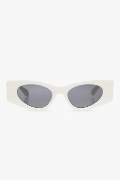 Alaïa BIAŁY Okulary przeciwsłoneczne