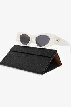 Alaïa BIAŁY Okulary przeciwsłoneczne