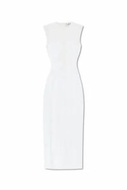 Alaïa BIAŁY Sukienka bez rękawów