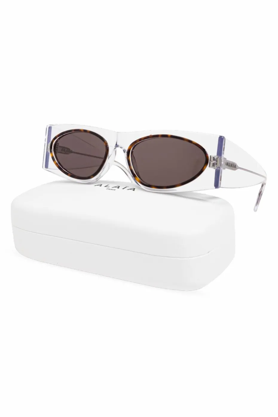 Alaïa BRĄZOWY Okulary przeciwsłoneczne