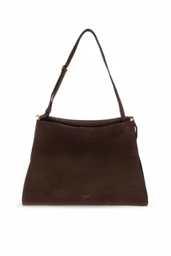 Alaïa BRĄZOWY Torba na ramię `Le Click Medium`