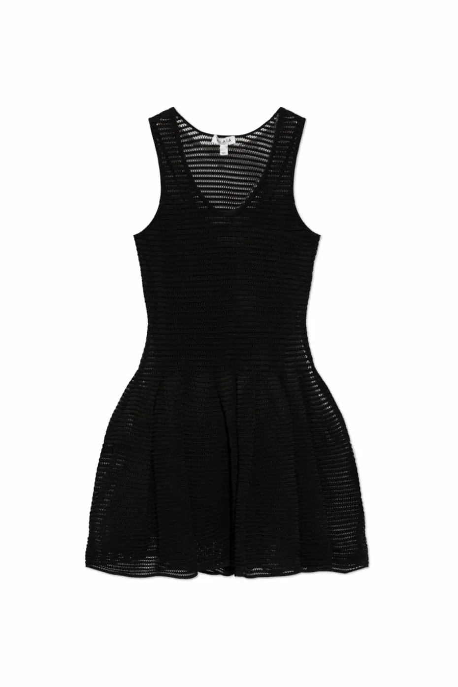 Alaïa CZARNY Ażurowa sukienka