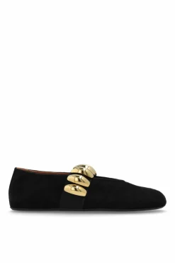 Alaïa CZARNY Baleriny `Jewel`