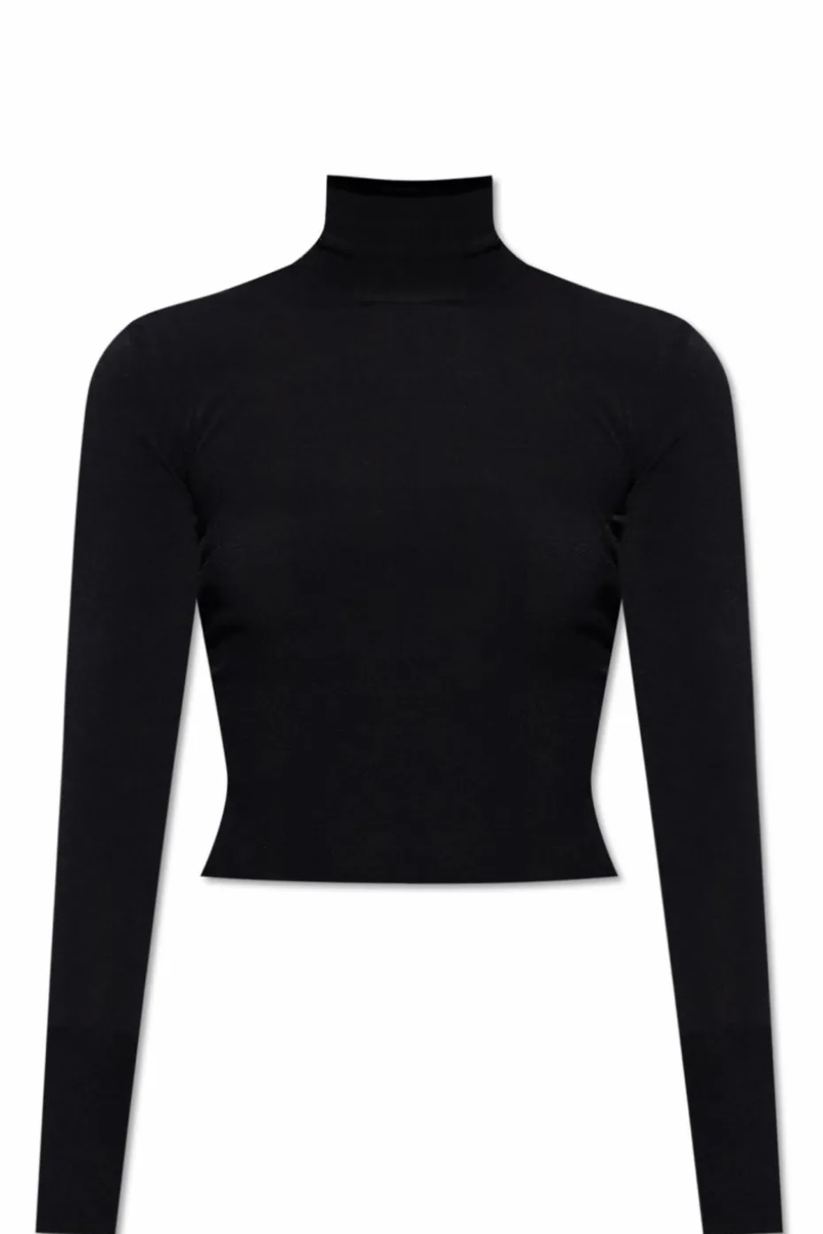 Alaïa CZARNY Golf o dopasowanym kroju