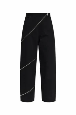 Alaïa CZARNY Jeansy z zamkiem
