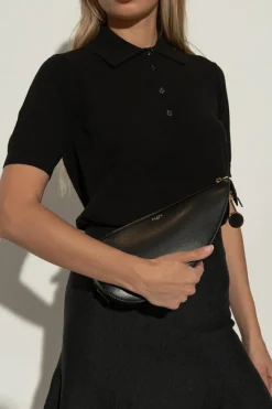 Alaïa CZARNY Kopertówka `Le Demi-Coeur`