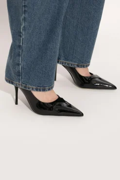 Alaïa CZARNY Lakierowane szpilki